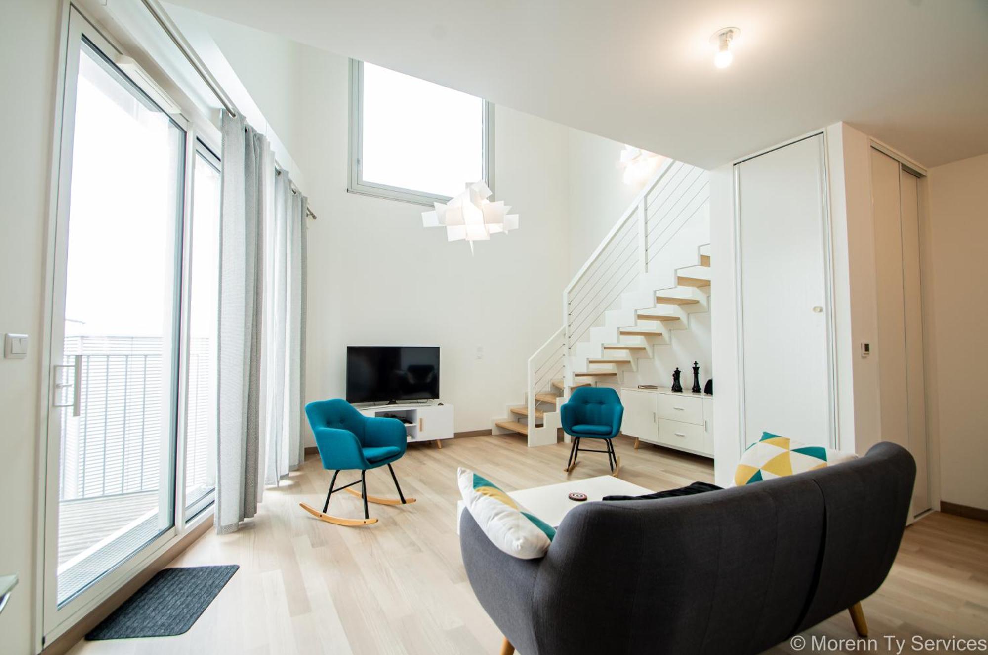 Apartmán Triplex Terrasse Proche Metro - Ty Ar Mabilay Rennes Exteriér fotografie