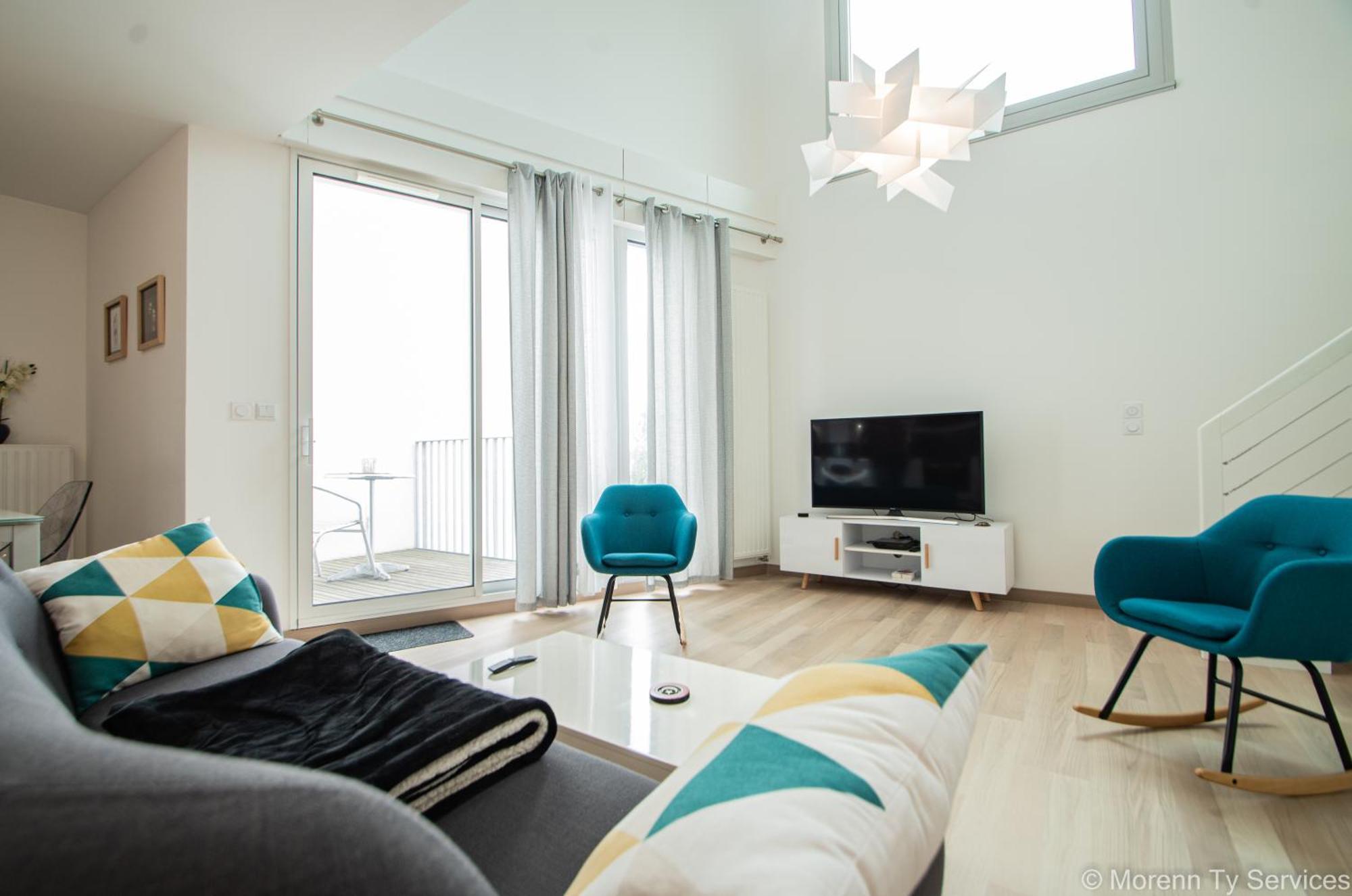 Apartmán Triplex Terrasse Proche Metro - Ty Ar Mabilay Rennes Exteriér fotografie